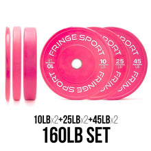 Load image into Gallery viewer, Pink Bumper Plate Sets