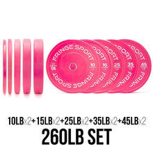 Load image into Gallery viewer, Pink Bumper Plate Sets