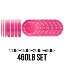 Load image into Gallery viewer, Pink Bumper Plate Sets